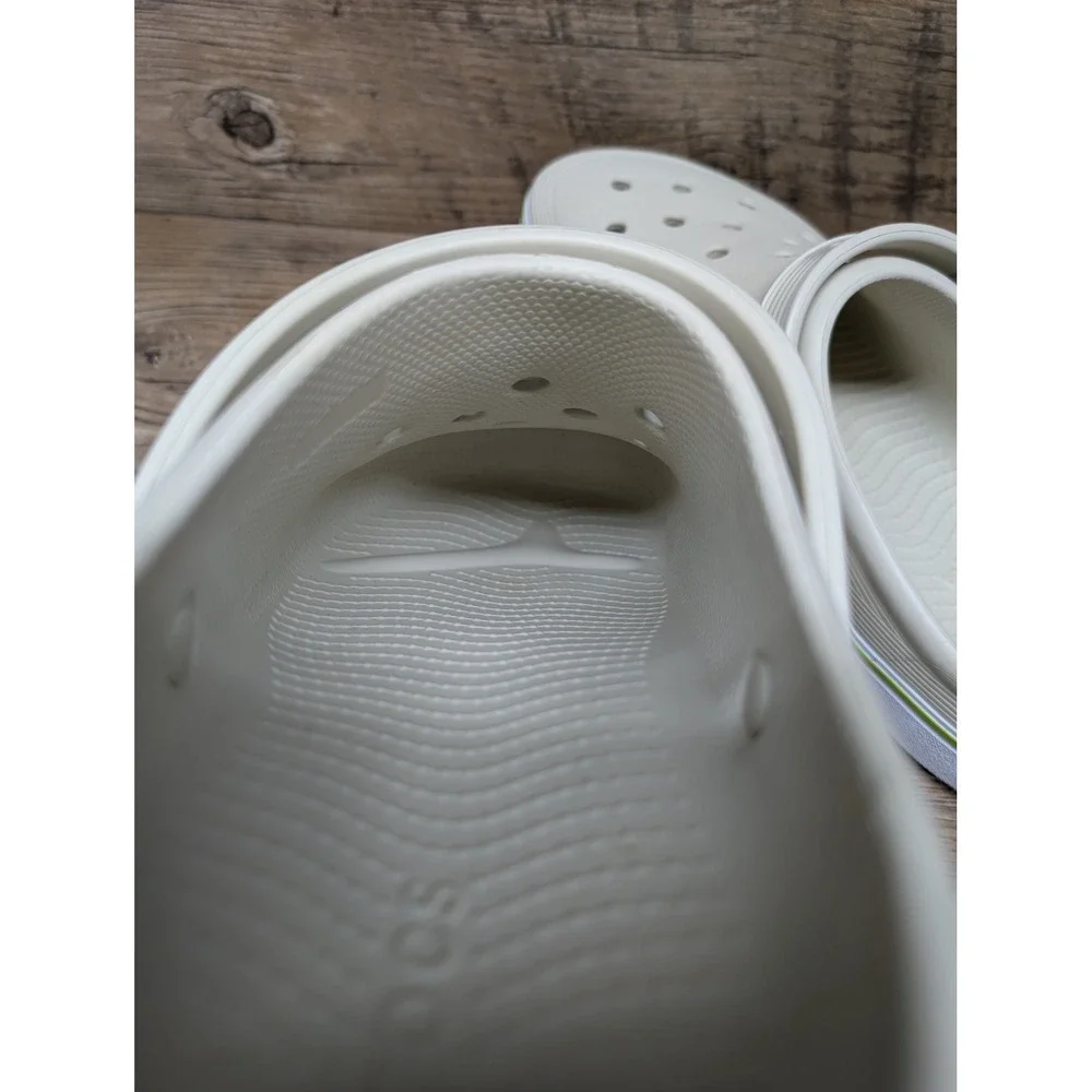 Crocs Off Court Clog Men's 11‎ Off White Slip On Sandal Casual Comfort Shoes